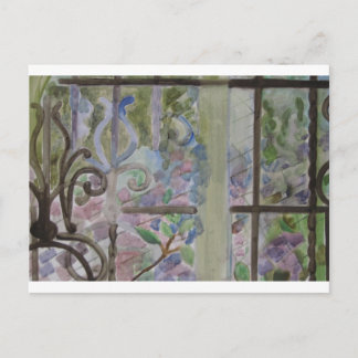 Queens Window detail Postcard