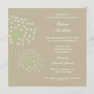 Queen'sAnne Bridal Shower Invitation