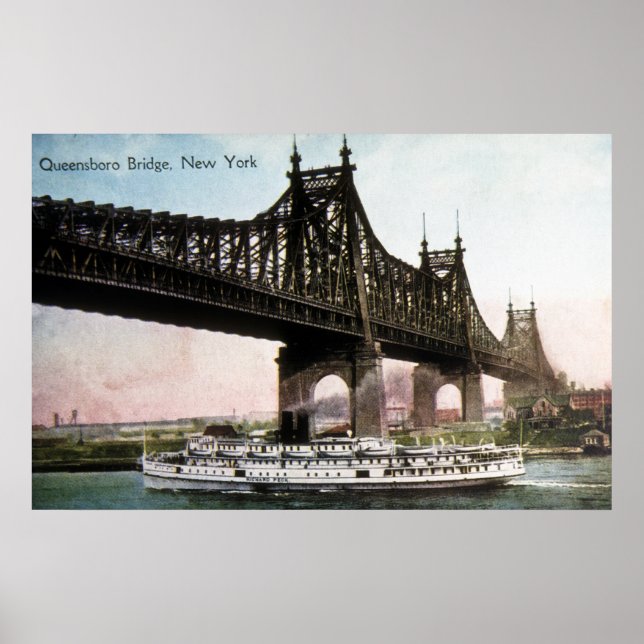 Queensboro Bridge, New York Poster (Front)