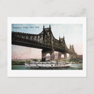 Queensboro Bridge to New York City Postcard