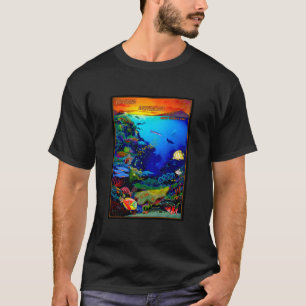 QUEENSLAND AUSTRALIA Great Barrier Reef Travel Pri T-Shirt