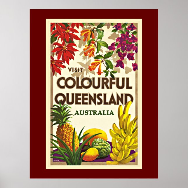 Queensland Australia Poster (Front)