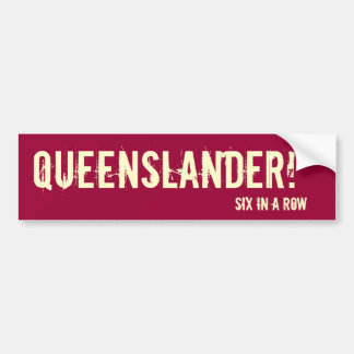 Queensland bumper sticker