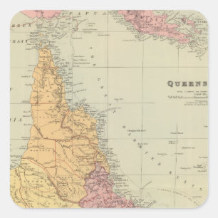 Queensland Square Sticker