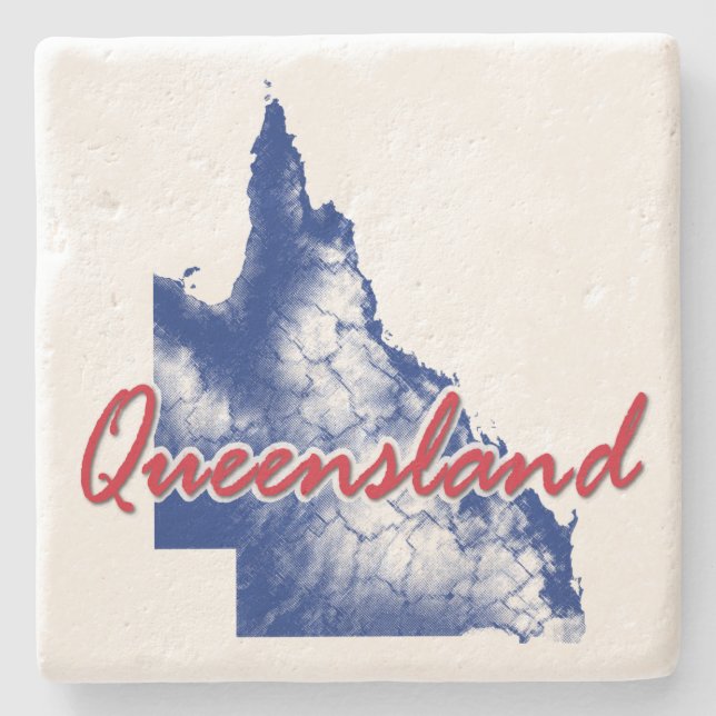 Queensland Stone Coaster (Front)