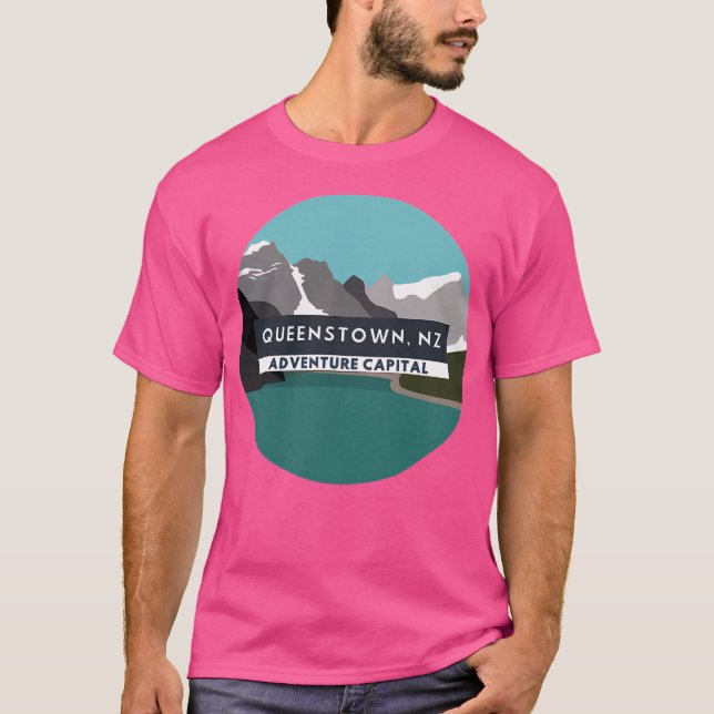 Queenstown Adventure Capital T-Shirt (Front)