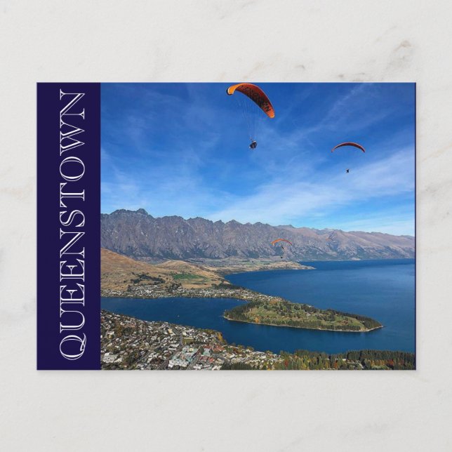 queenstown gliding postcard (Front)