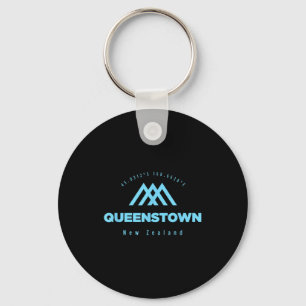 Queenstown mountain vacation skiing new zealand  key ring