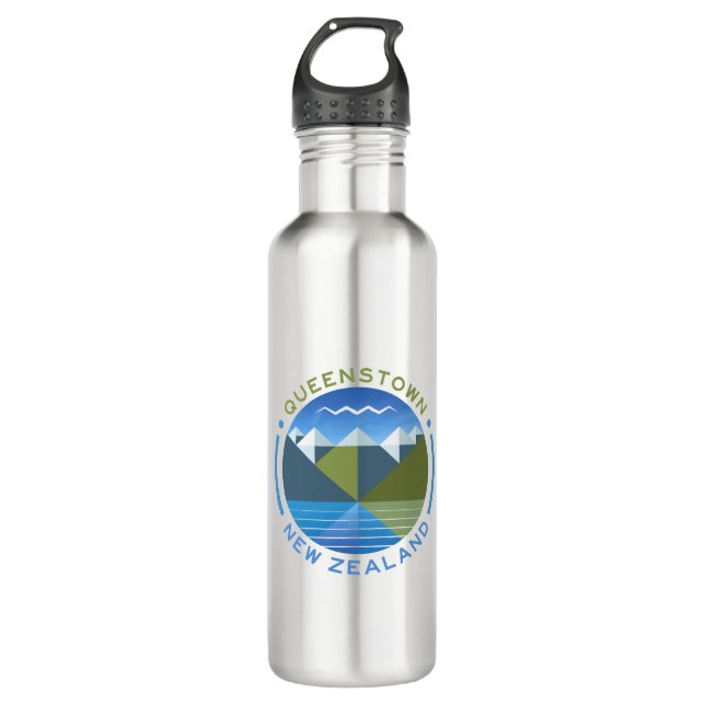 QUEENSTOWN NEW ZEALAND 710 ML WATER BOTTLE (Front)