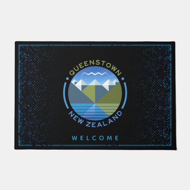 QUEENSTOWN NEW ZEALAND DOORMAT (Front)