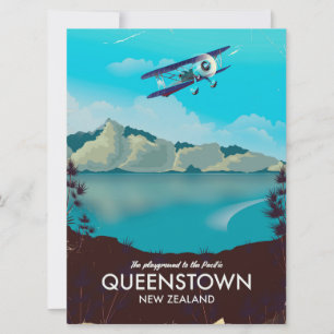 Queenstown New Zealand Invitation