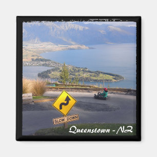 Queenstown, New Zealand - Luge 2 (Fridge Magnet) Magnet
