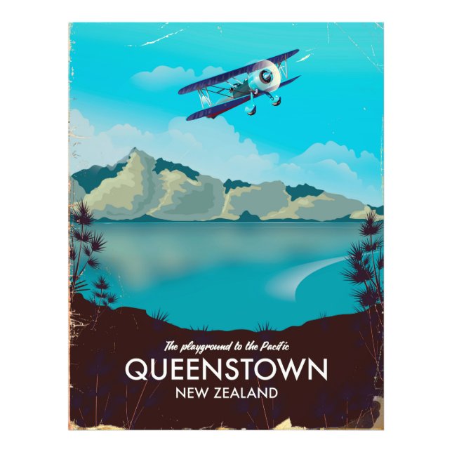 Queenstown New Zealand Photo Print (Front)