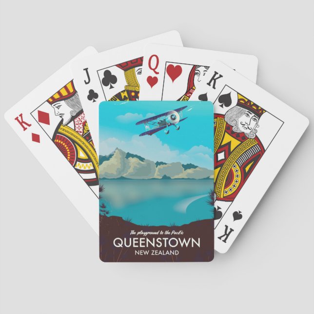 Queenstown New Zealand Playing Cards (Back)