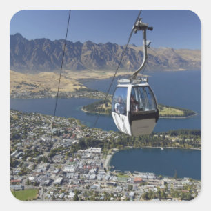 Queenstown, New Zealand Square Sticker