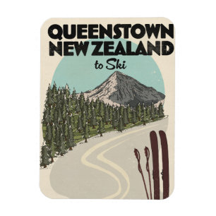 Queenstown New Zealand to Ski Magnet