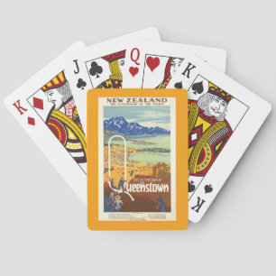 Queenstown, New Zealand Vintage Travel Playing Cards