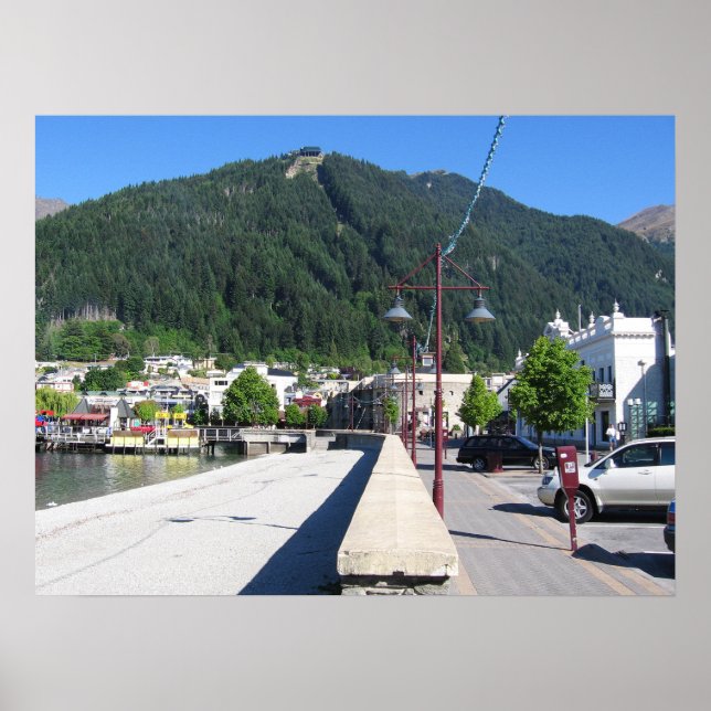 Queenstown, Otago, New Zealand Poster (Front)