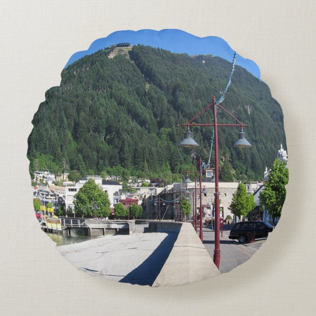 Queenstown, Otago, New Zealand Round Cushion (Front)