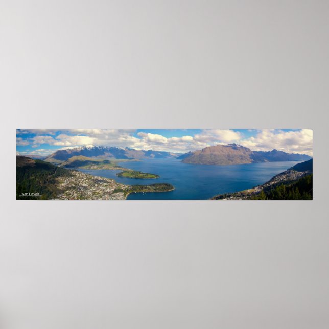 Queenstown Panorama Poster (Front)