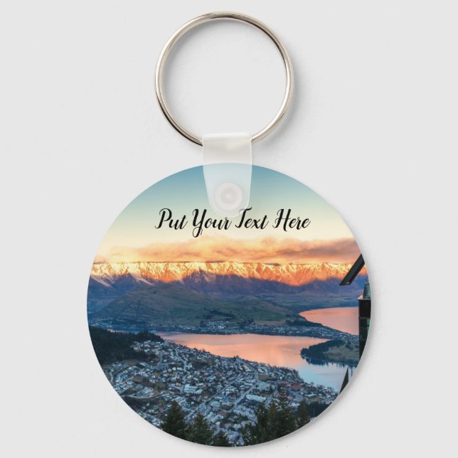 Queenstown | Skyline Gondola | New Zealand Key Ring (Front)