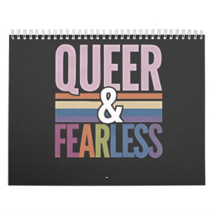 Queer and Fearless LGBT Pride Month Ally Calendar