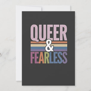 Queer and Fearless LGBT Pride Month Ally Invitation
