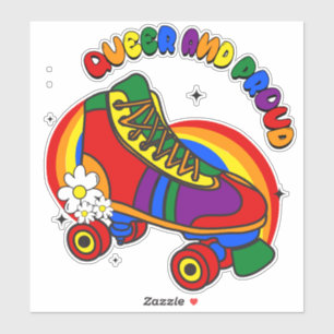 Queer And Proud Rainbow Skate