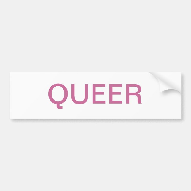 QUEER BUMPER STICKER (Front)