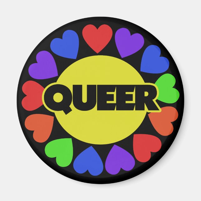 Queer Gay pride Magnet (Front)