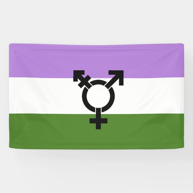 Queer - Gender Queer Pride Banner (Horizontal)