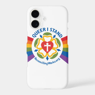 "Queer I Stand" t-shirt phone case