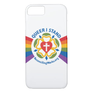 "Queer I Stand" t-shirt phone case