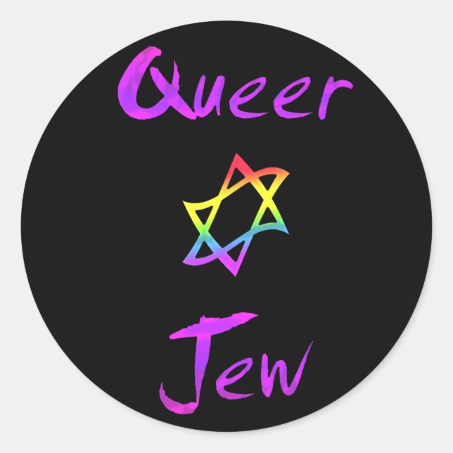 Queer Jew Stickers (Front)