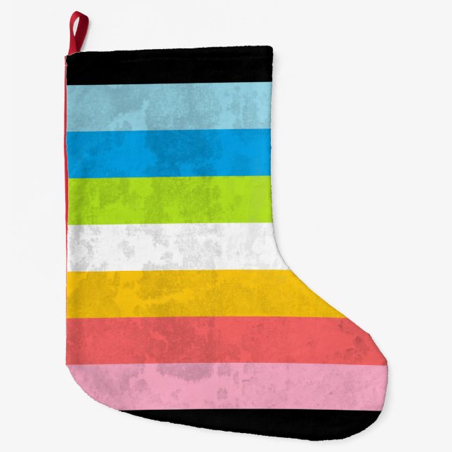 Queer Large Christmas Stocking (Front)