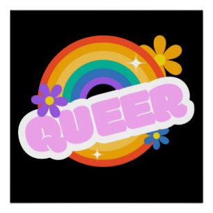 Queer. LGBT+Pride. Poster