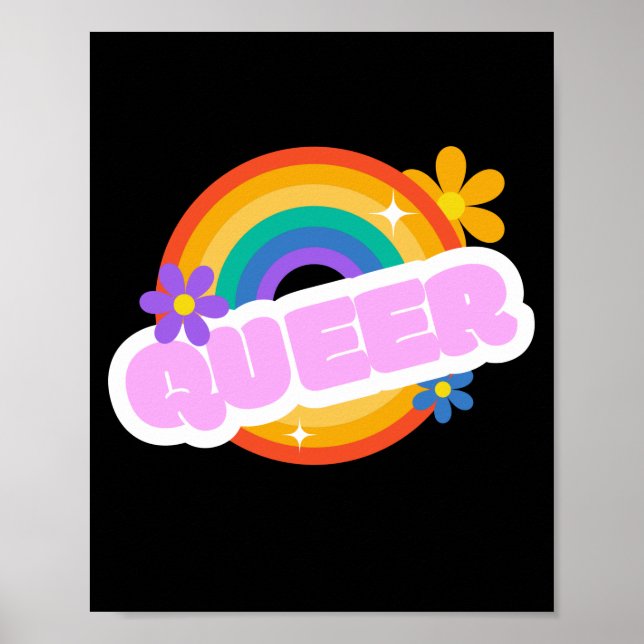 Queer. LGBT+Pride. Poster (Front)