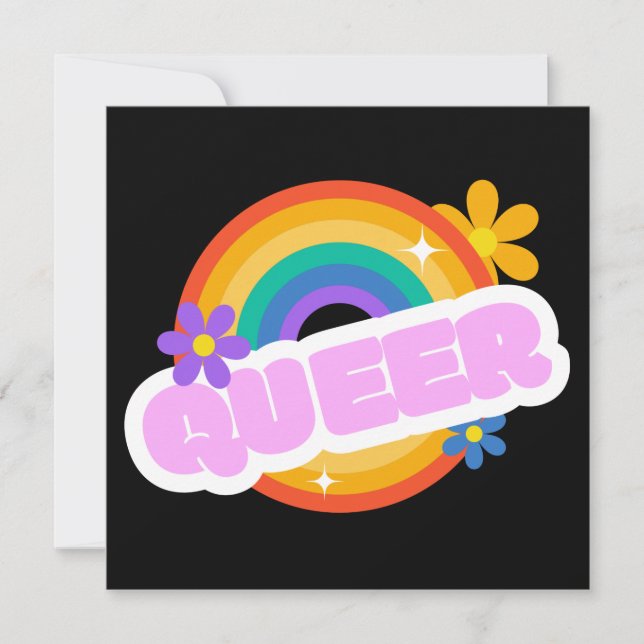 Queer. LGBT+Pride. Poster (Front)