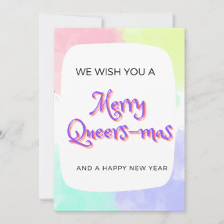 Queer LGBTQ+ Christmas Card