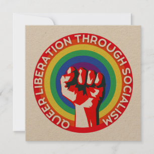 QUEER Liberation Through Socialism! LGBTQ+ Rights 