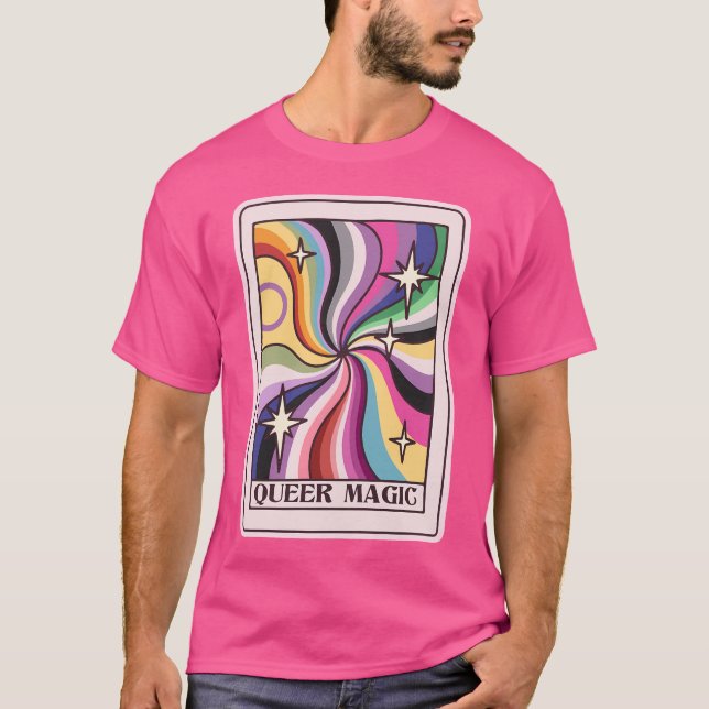 Queer Magic Tarot Card T-Shirt (Front)