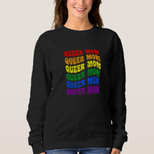 Queer Mum Lgbt Nonbinary Pride Gender Neutral Prid Sweatshirt