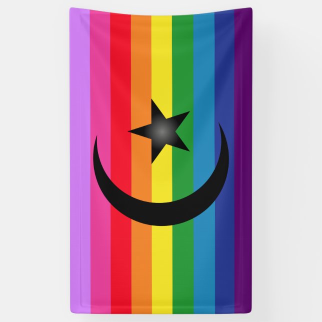 Queer Muslim Flag Banner (Vertical)