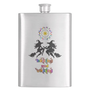 Queer Pagan Body Solidarity Hexing and Vexing Hip Flask