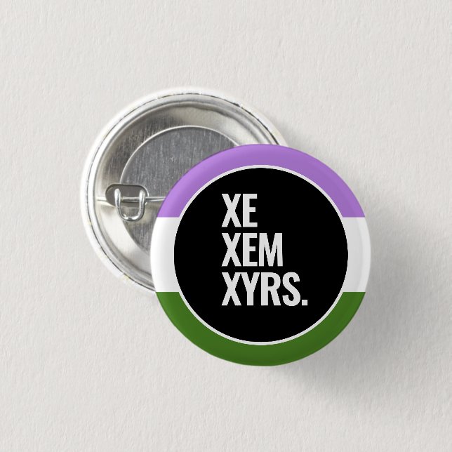 Queer Pride 3 Cm Round Badge (Front & Back)
