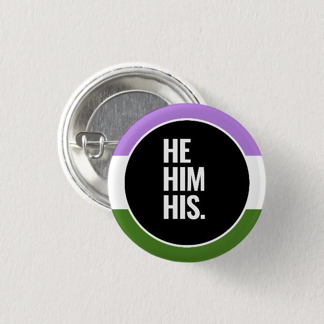 Queer Pride 3 Cm Round Badge (Front & Back)