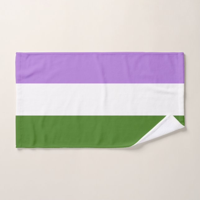 Queer Pride Flag Hand Towel (Hand Towel)