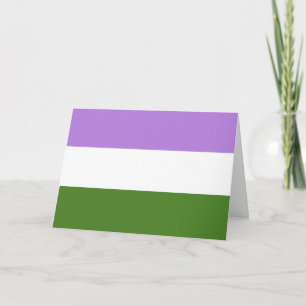 Queer Pride Flag Holiday Card