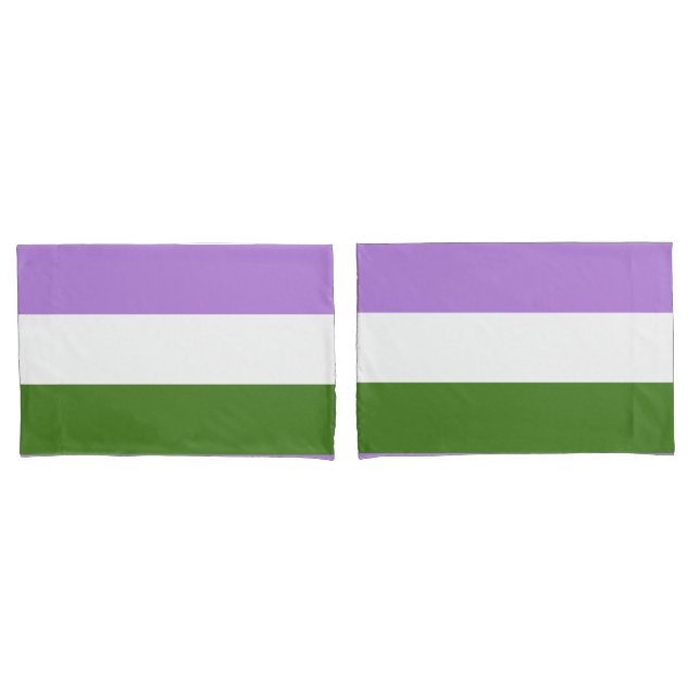 Queer Pride Flag Pillowcase (Front-Set)