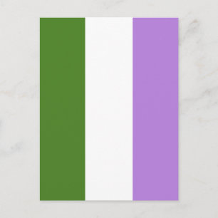 Queer Pride Flag Postcard